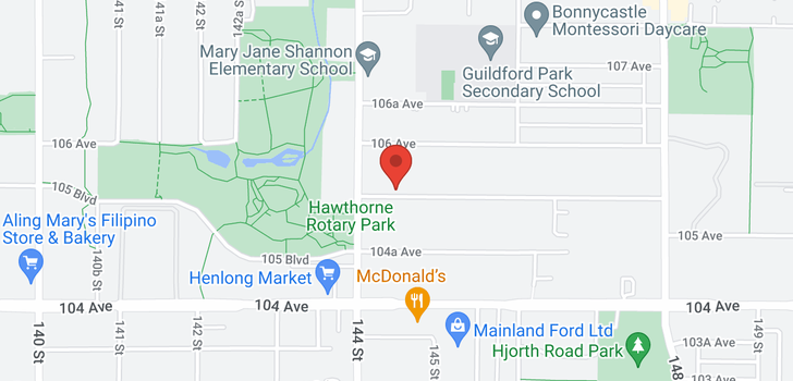 map of 14459 105A AVENUE
